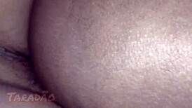 Intimate encounter with ebony prostitute in homemade setting