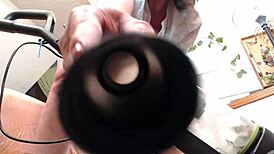 vacuuming in slippers with no panties on, quite a sight!