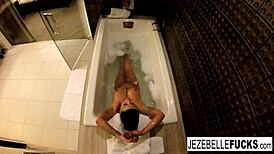 Sexy Jezebelle Bond Films Herself Taking A Bath
