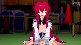Rias Gremory Learns Pornstar Fucking