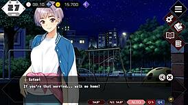 Doukyuusei Satomi's events and ending in the coffee shop