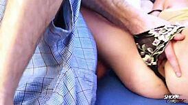 i'm so horny watching this amateur couple fuck for cash