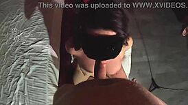 Pov Blowjob Without Hands Leads To Huge Facial Cumshot – Can She Handle It?