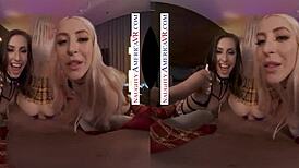 Naughty America Hosts Halloween Foursome with Jamie Jett, Sandra Luberc, and Spencer Bradley