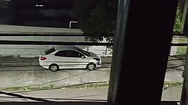 Bbw Milf Blows Lover In Car On Street, Returns With Cum In Mouth