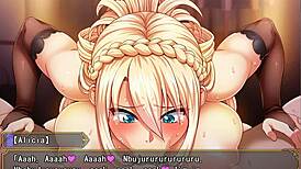 Princezna Rytířka Šokující Porážka V Anime Hře