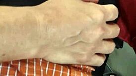 Harassing mature woman in Lima streets.