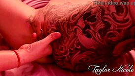 Taylor nicole in crossdressing roleplay, mommy denies cum while using dildo and fingering