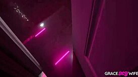 A threesome is enjoyed by Tony Rubino and Mandya Rhea at a club while married