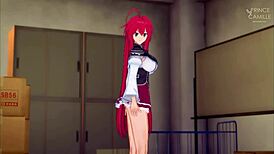 Rias Gremory Learns Pornstar Fucking
