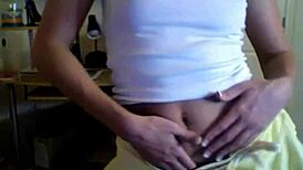 kylie teases webcam in pov selfie session, stripping naked