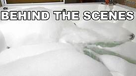 Behind The Scenes: Agarabas And Olpr Show Big Tits And Monster Cock!