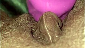 Milaj Explores Intense Vibrator Close-Up