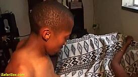 African stud drills with big black cock