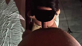 Pov Blowjob Without Hands Leads To Huge Facial Cumshot – Can She Handle It?