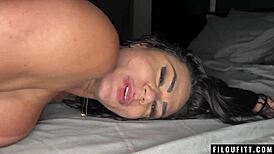 anal masterclass with brazilian milf taking big cock deep