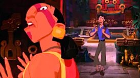 Watch the steamy sex scene from Road to Eldorado cartoon!