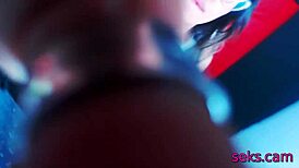 hairy wet pussy babe on webcam