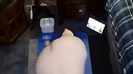 Early morning yoga with hot mature Vee’s big ass