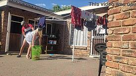 สามี cuckold ดูภรรยาถูกเย็ดกลางแจ้งโดยผู้ชายคนอื่น