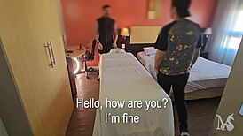 massage turns into assfucking with big cock