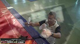 Curvy Asian lesbian drives me wild with oral skills in match