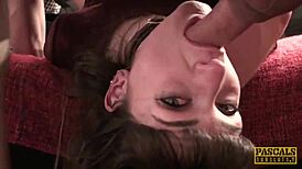 pascalssubsluts - submissive adreena winters takes hard ass fucking with cum in mouth