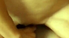 Swollen pussy lips expel cum jets