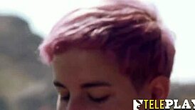 Beautiful seas chick fantasizes about the horny fisherman