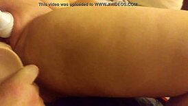 Wife fucked with dildo and squirting