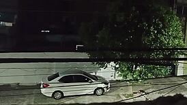 Bbw Milf Blows Lover In Car On Street, Returns With Cum In Mouth