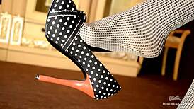 Feet Dangling And Teasing In Grey Pantyhose!