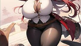 Giant Tits Pirate Girls Compilation!