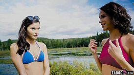 i went to a remote cabin for lesbian sex with teens