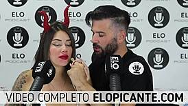 Elo Sucks Sara's Natural Tits In Spicy Room