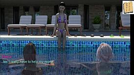 Wife and Stepmother 65 in 3D Cartoon