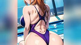 nami one piece gives french jerk off instructions