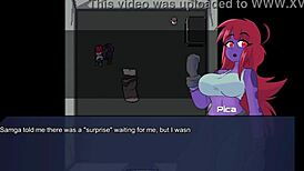 Samga And Pica Get Cumshot From Vibrator In Sexy Game