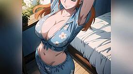 nami one piece gives french jerk off instructions