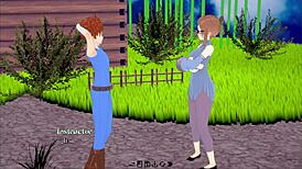 Feeling the heavenly peaks in this new hentai game