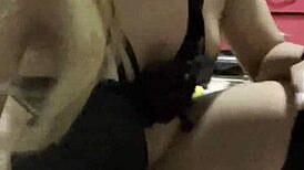 Transvestite Testing Sexy Toys