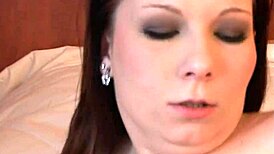 Hey, wanna see this fat ass brunette take huge anal?