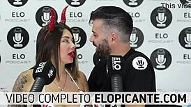 Elo Sucks Sara's Natural Tits In Spicy Room