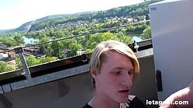 Granny Enjoys Watching Her Boys in Action