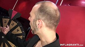 Dude gets ass toyed in wild gangbang 😈