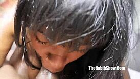 Thick Phat Booty Blasian Star in Ethnic Ghetto Scene