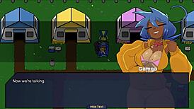 Samga And Pica Get Cumshot From Vibrator In Sexy Game