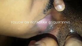 Best Jamaican Pussy Eater Squirts!