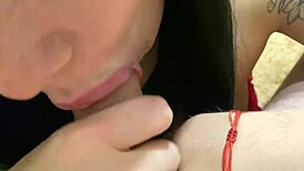 licking big cock and cumming in mouth yum! 😍