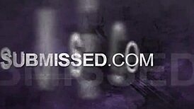 Roxy Lee bound and dildoed with nipple clamps